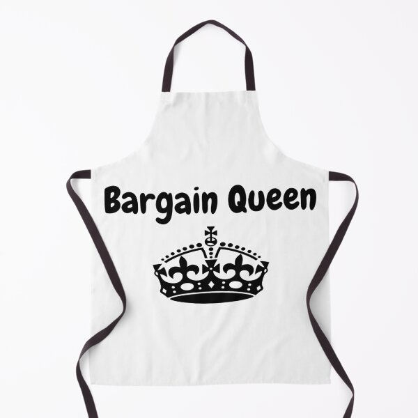 Item preview, Bargain Queen with Crown Funny Statement for Bargain Queens Everywhere. designed and sold by Craftynistia.