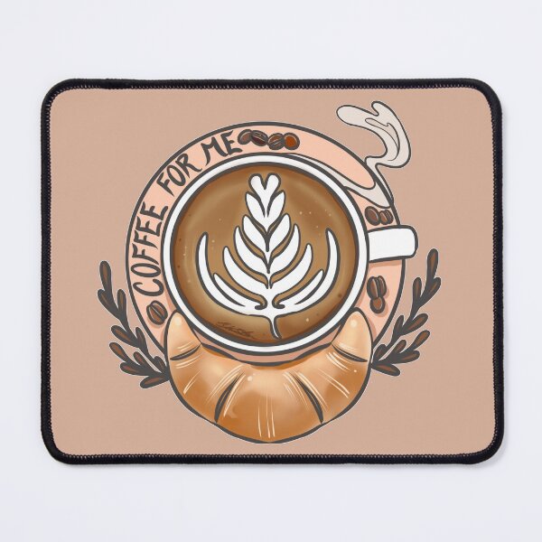 Item preview, Latte and Croissant Coffee For Me designed and sold by SabrinaSana.