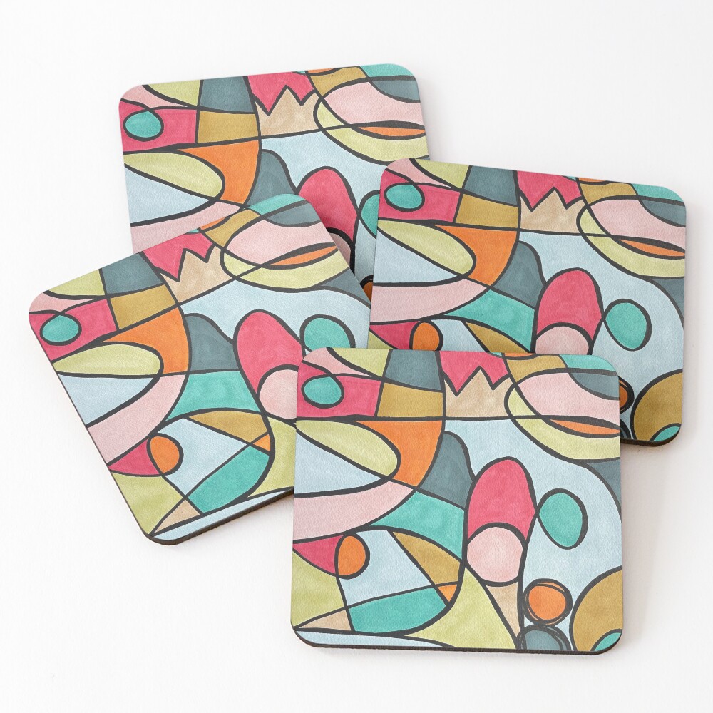 Item preview, Coasters (Set of 4) designed and sold by MissiLDesigns.