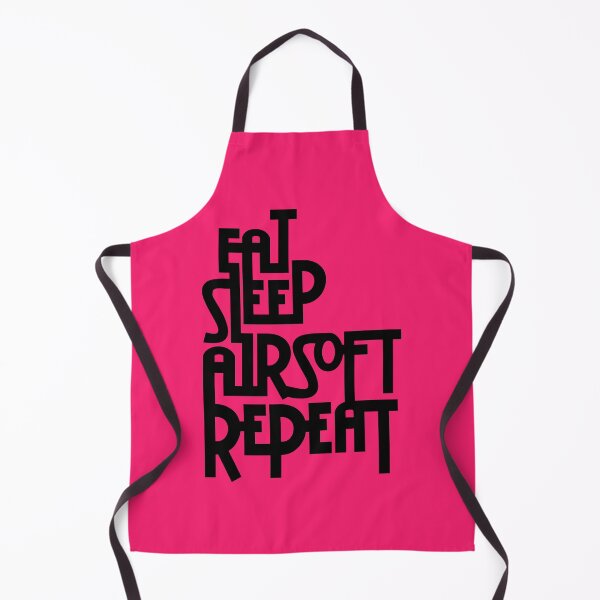 Item preview, Pink Eat.Sleep.Airsoft.Repeat - #2 - Black - Morale Collectable Airsoft - Airsoft Loadout Design designed and sold by AirsoftBD.