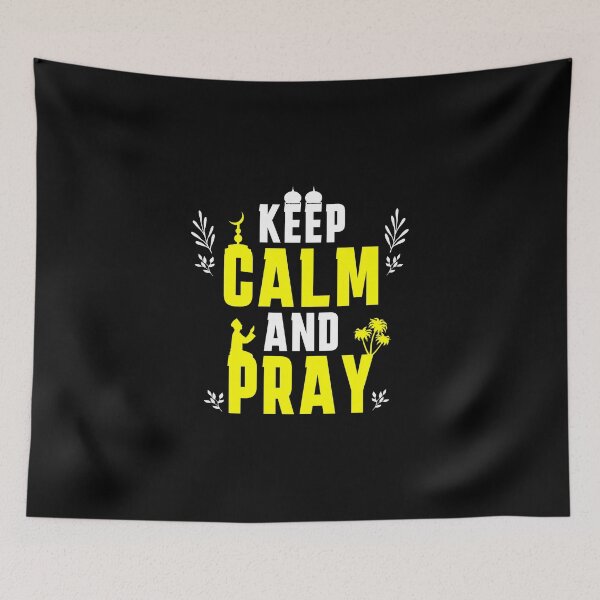 Item preview, keep calm and pray - islamic quotes designed and sold by EfenDesign.