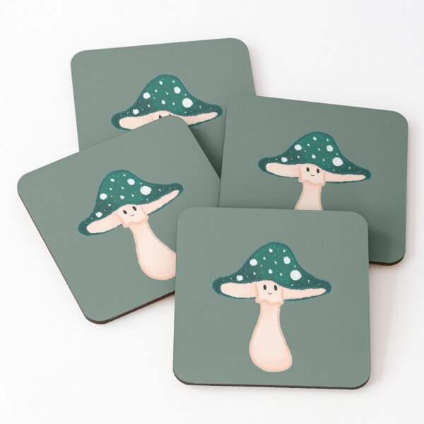 Item preview, Teal Amanita Muscaria Mushroom  designed and sold by KaitLouise.