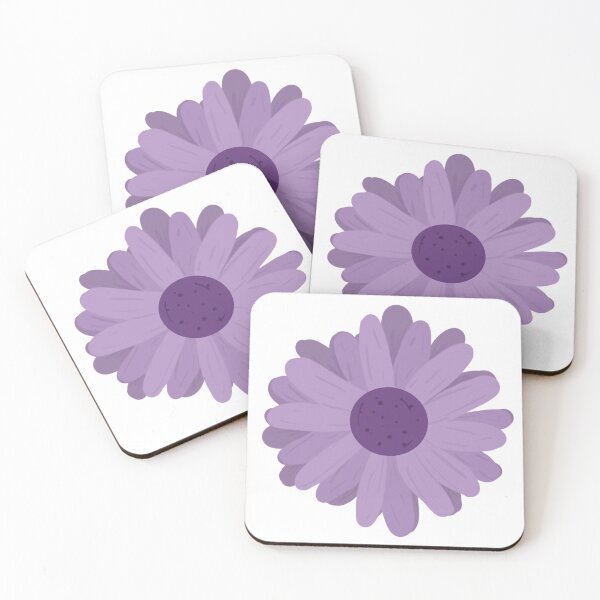 Item preview, Purple daisy flower drawn designed and sold by lainiepowers.