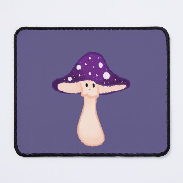 Purple Amanita Muscaria Mushroom Mouse Pad