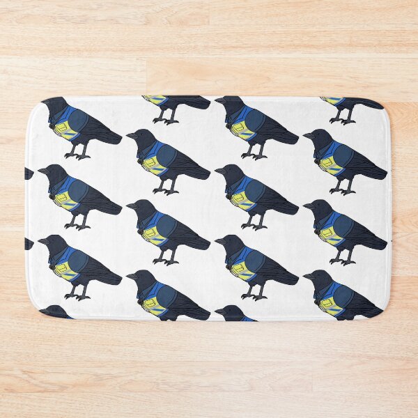 Item preview, Blue Vancouver Train Station Crow designed and sold by Orcanadian.