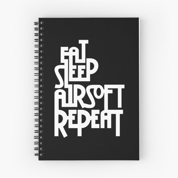 Item preview,  Eat.Sleep.Airsoft.Repeat - #2 - Black - Morale Collectable Airsoft - Airsoft Loadout Design designed and sold by AirsoftBD.