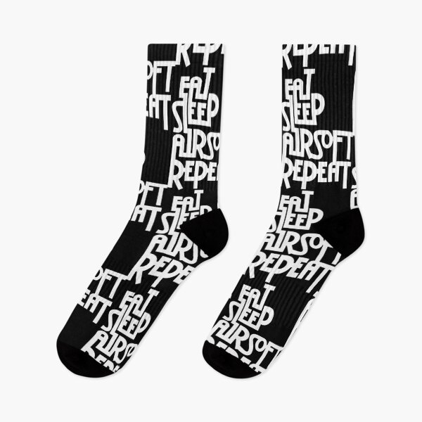Item preview,  Eat.Sleep.Airsoft.Repeat - #2 - Black - Morale Collectable Airsoft - Airsoft Loadout Design designed and sold by AirsoftBD.