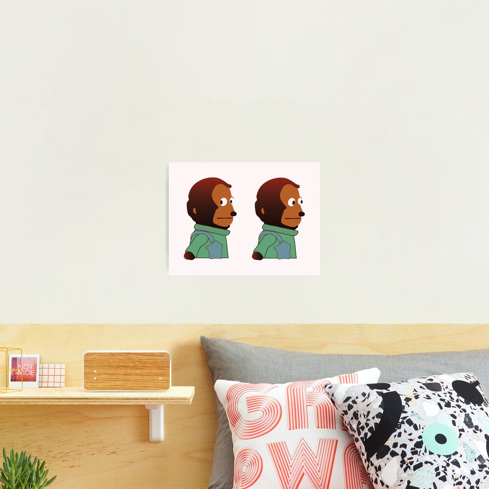 Awkward Look Monkey Puppet Poster Print -  Singapore