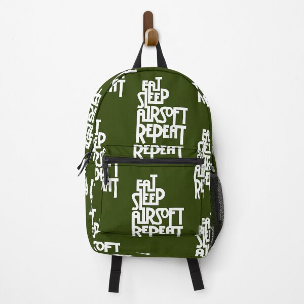 Item preview, Army Green Eat.Sleep.Airsoft.Repeat - #2 - Black - Morale Collectable Airsoft - Airsoft Loadout Design designed and sold by AirsoftBD.