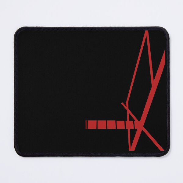 Signal black and red Mouse Pad