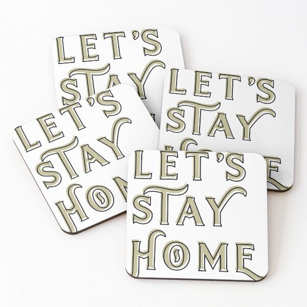 Item preview, Let's Stay Home - Homebody Life designed and sold by KuroiVisuals.