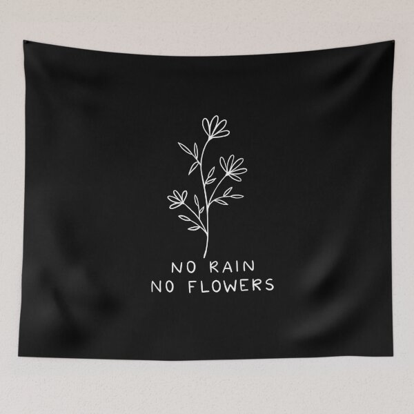 Item preview, No Rain No Flowers | Line Art designed and sold by ilustraliza.