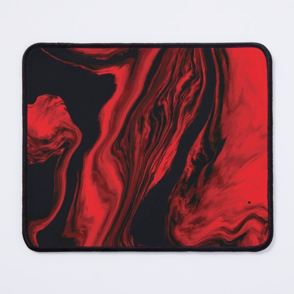 Item preview, Marble Swirls of Red and Black Abstract Pattern designed and sold by Alicia Chee.