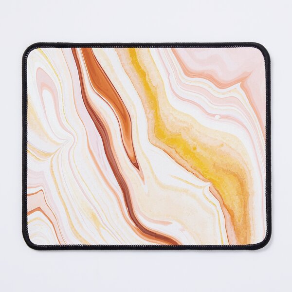 Item preview, Marble Swirls of Pink, Yellow and Brown Abstract Pattern designed and sold by Alicia Chee.