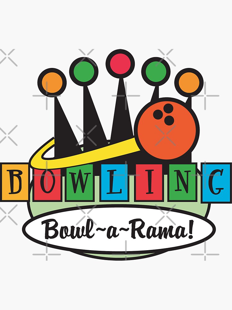 Bowling Retro Sticker For Sale By Sportst Shirts Redbubble 2473