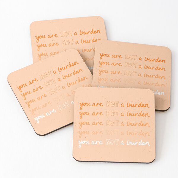 Item preview, You Are Not a Burden Peach Gradient designed and sold by alyssastormes.
