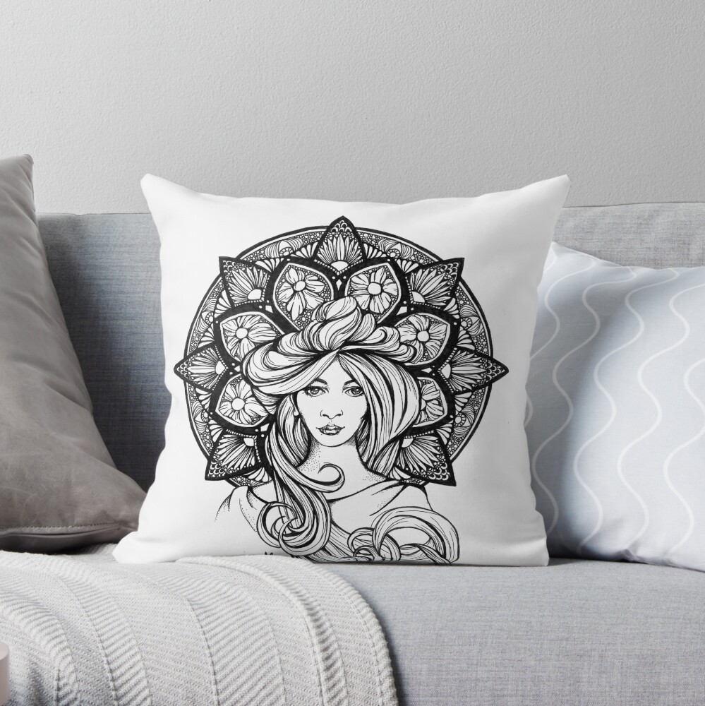 Lady Mandala Poster by | for Redbubble I\