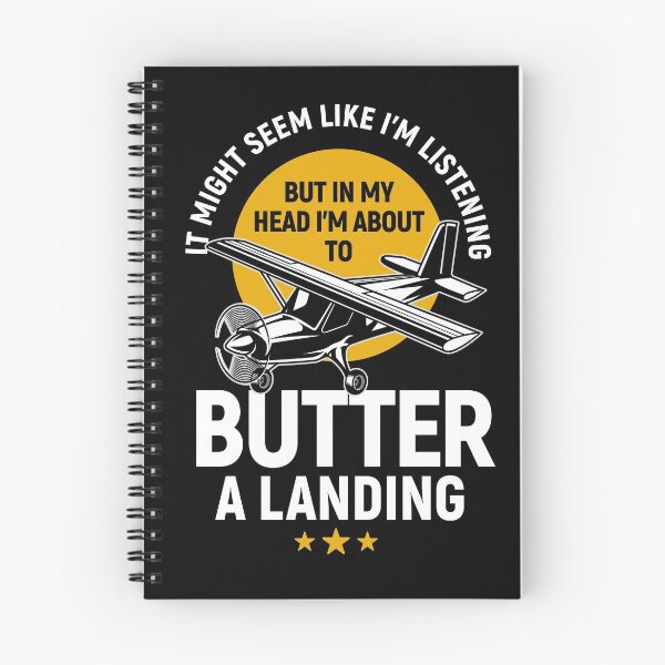 Item preview, It Might Seem Like I'm Listening But In My Head I'm About to Butter a Landing Single Engine Airplane Pilot designed and sold by Uppercase Tees.