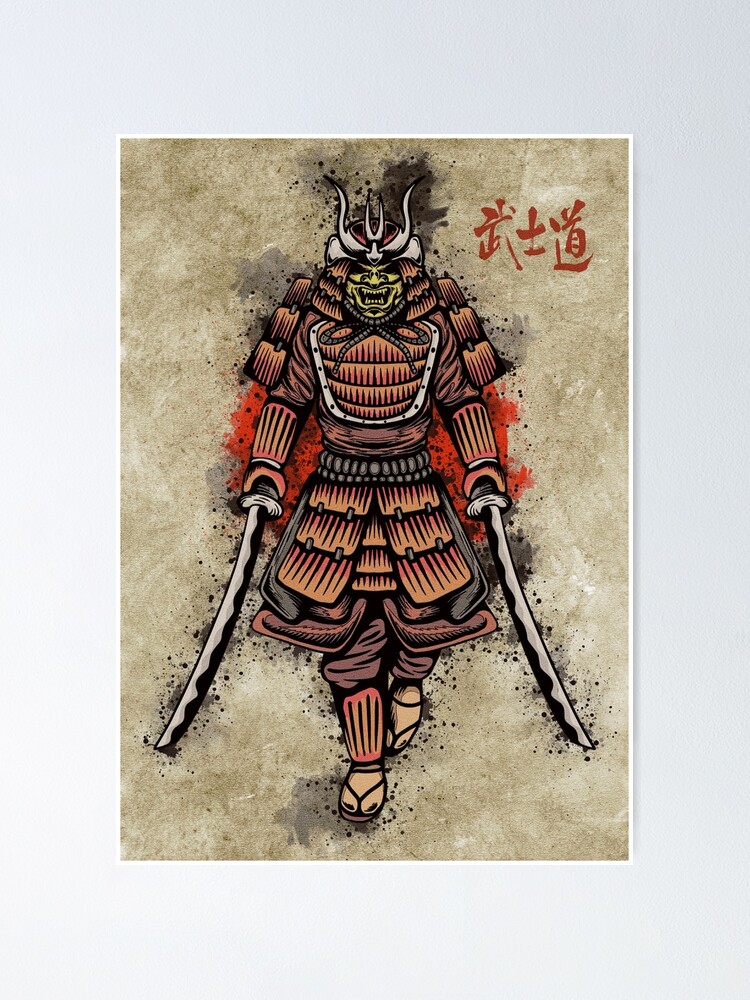  Anime Samurai Girl Warrior Katana  Bushido Code Kanji T-Shirt  : Clothing, Shoes & Jewelry