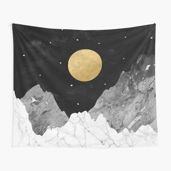 Aperçu de l'œuvre Lune et étoiles créée et vendue par KookiePixel.