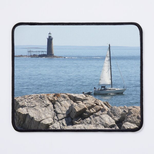 Item preview, Sailing past Ram Island Ledge designed and sold by Autumn Seas Photography.