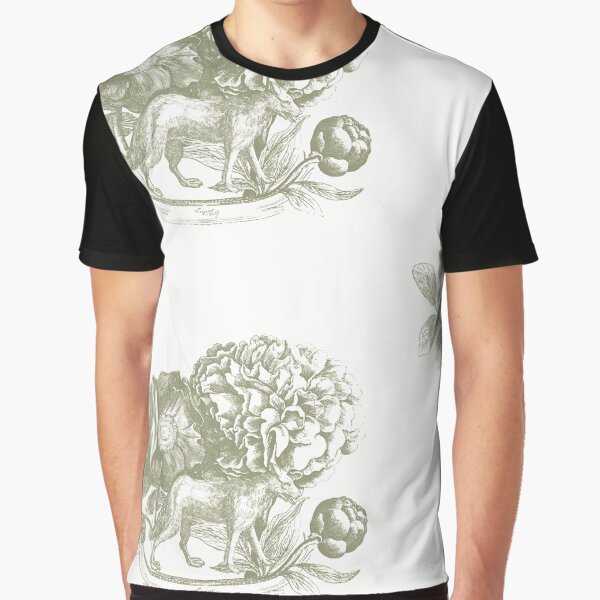 Lupus: A Wolf in Gold Graphic T-Shirt