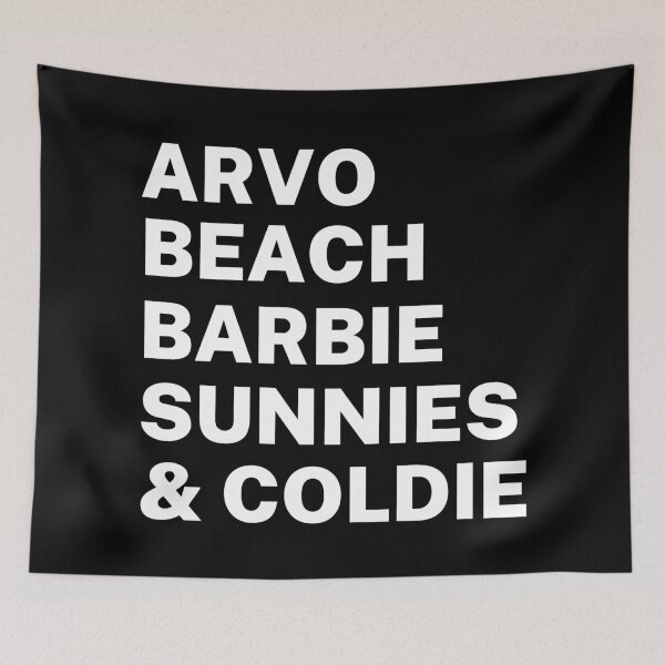 Item preview, Arvo Beach Barbie Sunnies Coldie | Aussie Slang designed and sold by Aussies-R-Us.