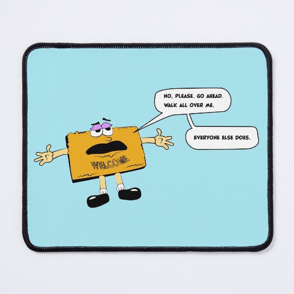 Item preview, Depressed Doormat designed and sold by kingroy.