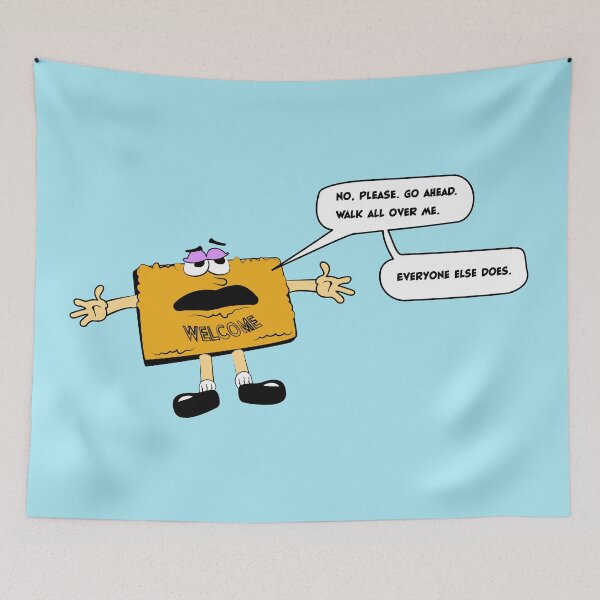 Item preview, Depressed Doormat designed and sold by kingroy.