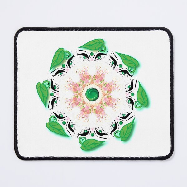 Item preview, leaf mandala designed and sold by InfinitePathArt.