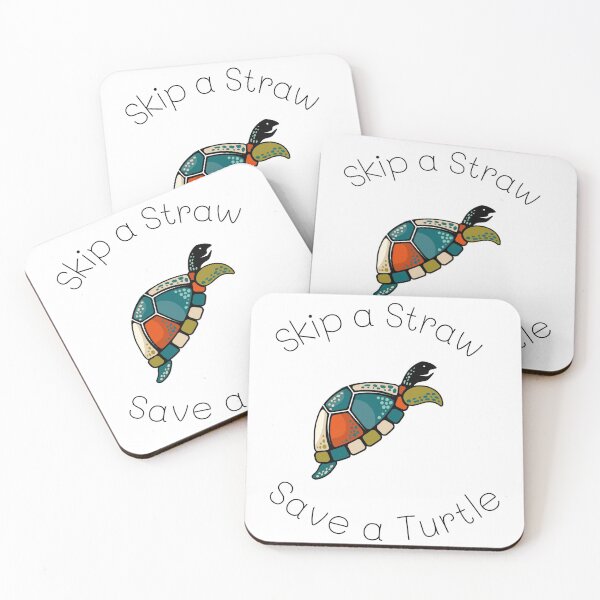 Item preview, Skip a Straw Save a Turtle designed and sold by Y-Muqsit.