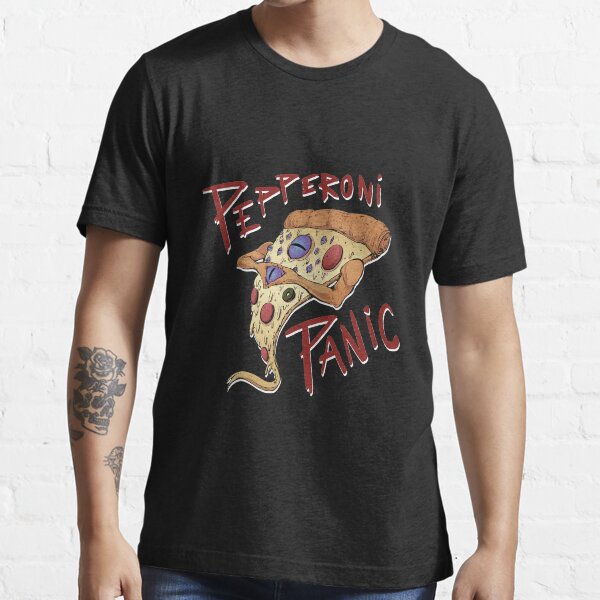 "Pepperoni Panic" Tshirt for Sale by HugetheHobo Redbubble pizza t