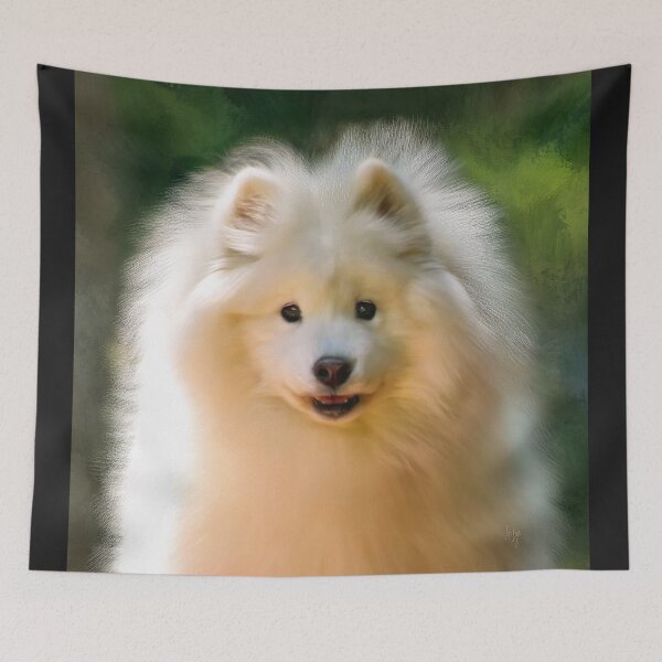 Item preview, Portrait Of A Samoyed designed and sold by Lois  Bryan.