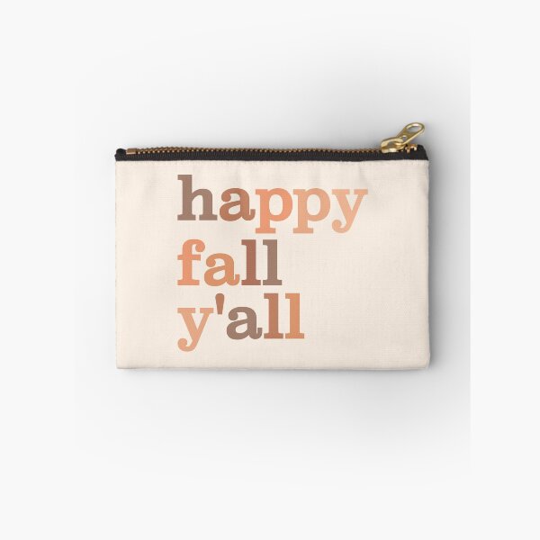 Item preview, happy fall y'all autumn quote designed and sold by WindnWillowsCo.