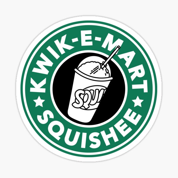 Saurbucks - Starbucks Dinosaur Parody Sticker – Art by Oomles