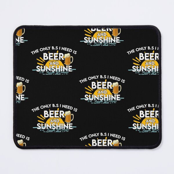 Item preview, The Only BS I Need Is Beers and Sunshine Retro Beach Gift Beer Lover T-Shirt designed and sold by andregiftshopzz.