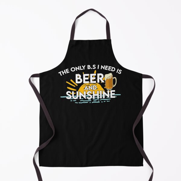 Item preview, The Only BS I Need Is Beers and Sunshine Retro Beach Gift Beer Lover T-Shirt designed and sold by andregiftshopzz.