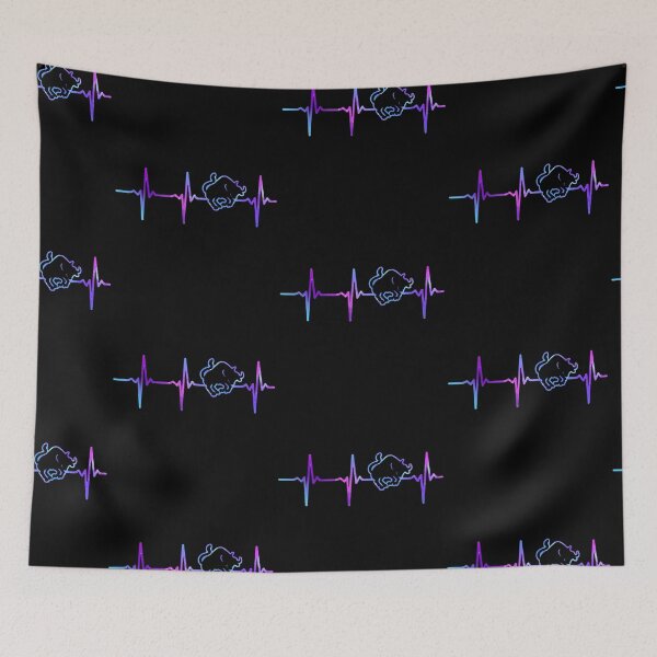 Item preview, Taurus galaxy ecg heartbeat zodiac star sign designed and sold by KleverOlivier.