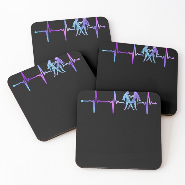 Item preview, gemini galaxy ecg heartbeat zodiac star sign designed and sold by KleverOlivier.