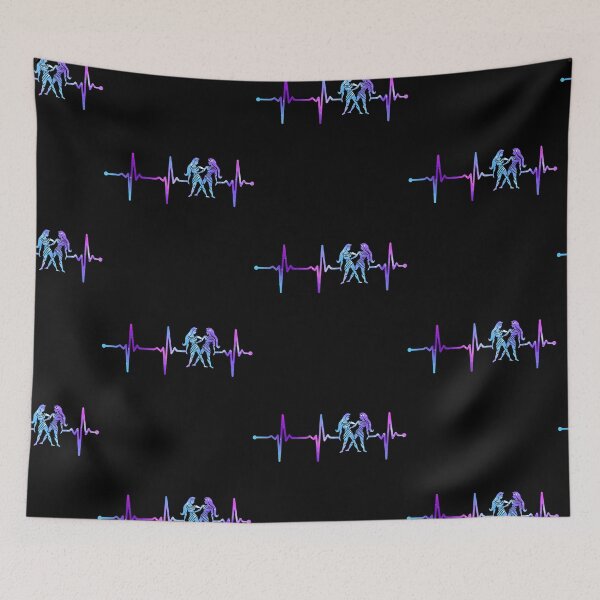 Item preview, gemini galaxy ecg heartbeat zodiac star sign designed and sold by KleverOlivier.