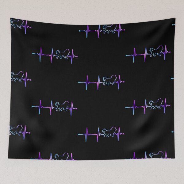 Item preview, leo galaxy minimalist heartbeat zodiac star sign designed and sold by KleverOlivier.