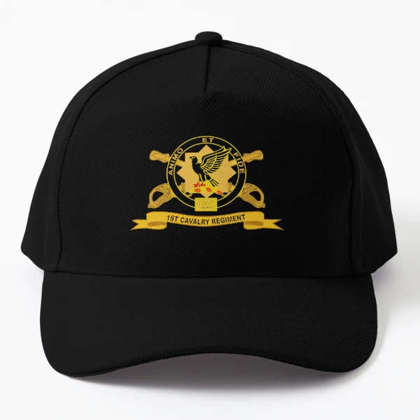 Army - 1st Cavalry Regiment W BR - Ribbon Vietnam Veteran Baseball Cap | Redbubble