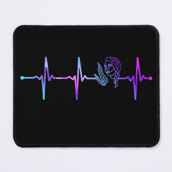 Item preview, virgo galaxy minimalist heartbeat zodiac star sign designed and sold by KleverOlivier.