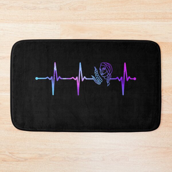Item preview, virgo galaxy minimalist heartbeat zodiac star sign designed and sold by KleverOlivier.
