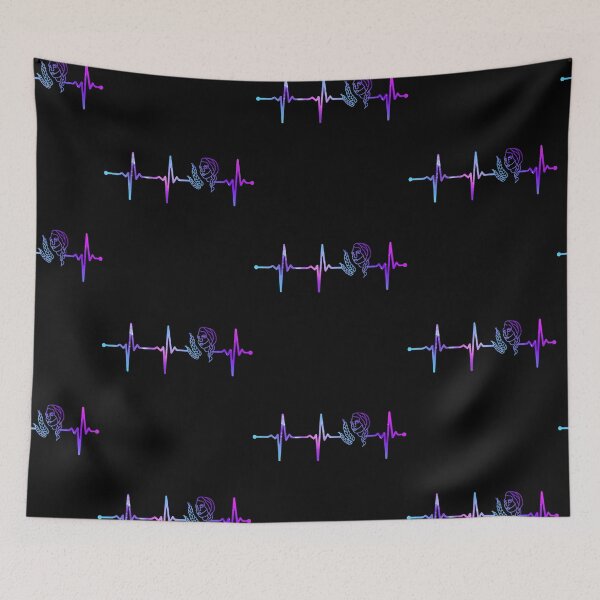 Item preview, virgo galaxy minimalist heartbeat zodiac star sign designed and sold by KleverOlivier.