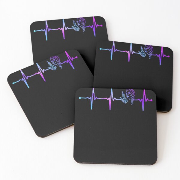 Item preview, virgo galaxy minimalist heartbeat zodiac star sign designed and sold by KleverOlivier.