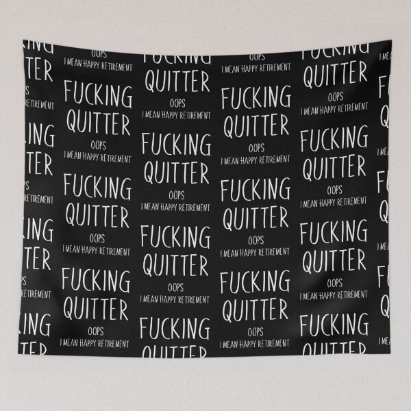 Item preview, Quitter,Happy Retirement-Retirement Gifts For Men,Retirement Gifts T-Shirt designed and sold by andregiftshopzz.