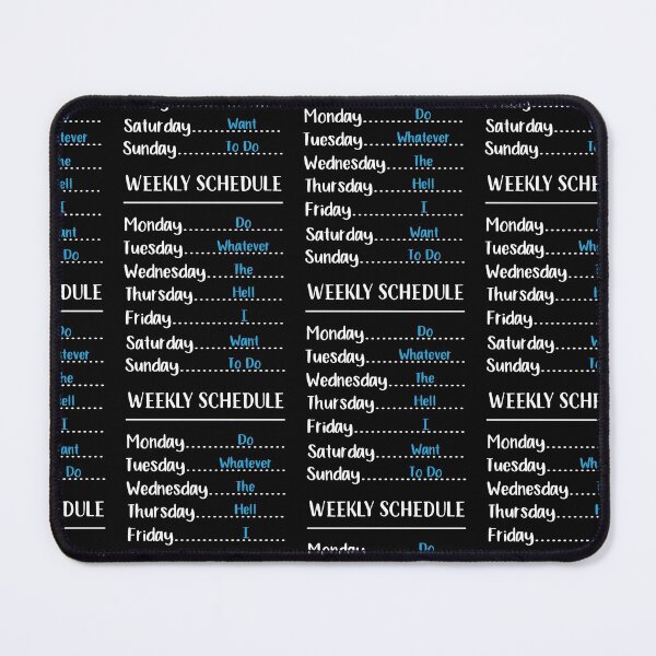 Item preview, Daily Weekly Schedule-Retirement Gifts For Men,Retirement Gifts For Women T-Shirt designed and sold by andregiftshopzz.