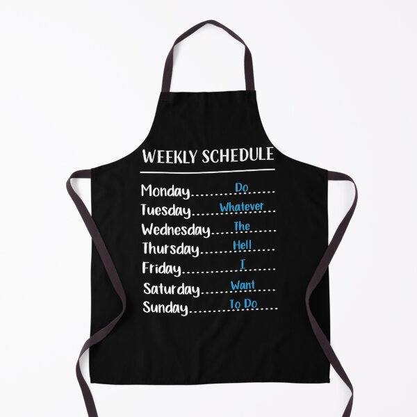 Item preview, Daily Weekly Schedule-Retirement Gifts For Men,Retirement Gifts For Women T-Shirt designed and sold by andregiftshopzz.