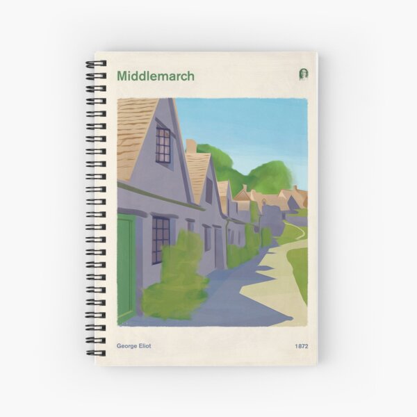 Item preview, Middlemarch, George Eliot English Literature Bookish Art designed and sold by RedHillPrints.